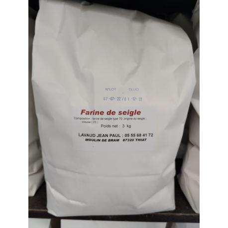 Farine de Seigle (de 1 à 25 KG)